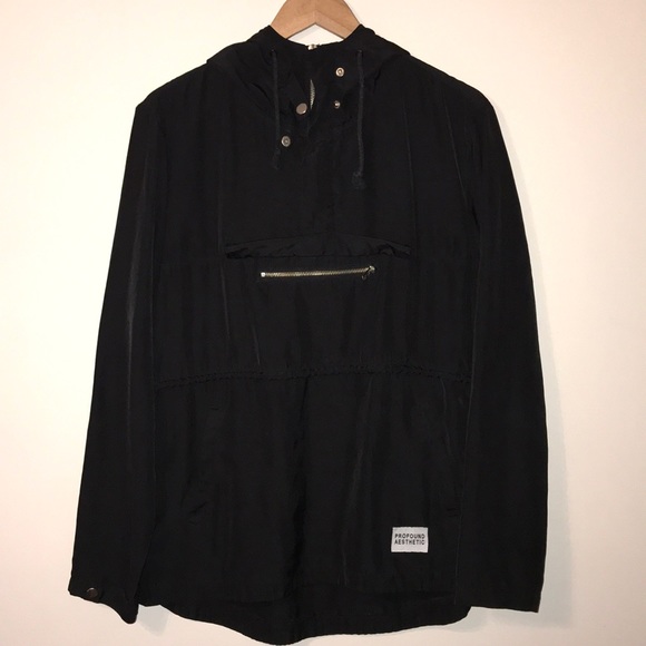 Torpedo Pocket Anorak Pullover Windbreaker - Picture 3 of 5